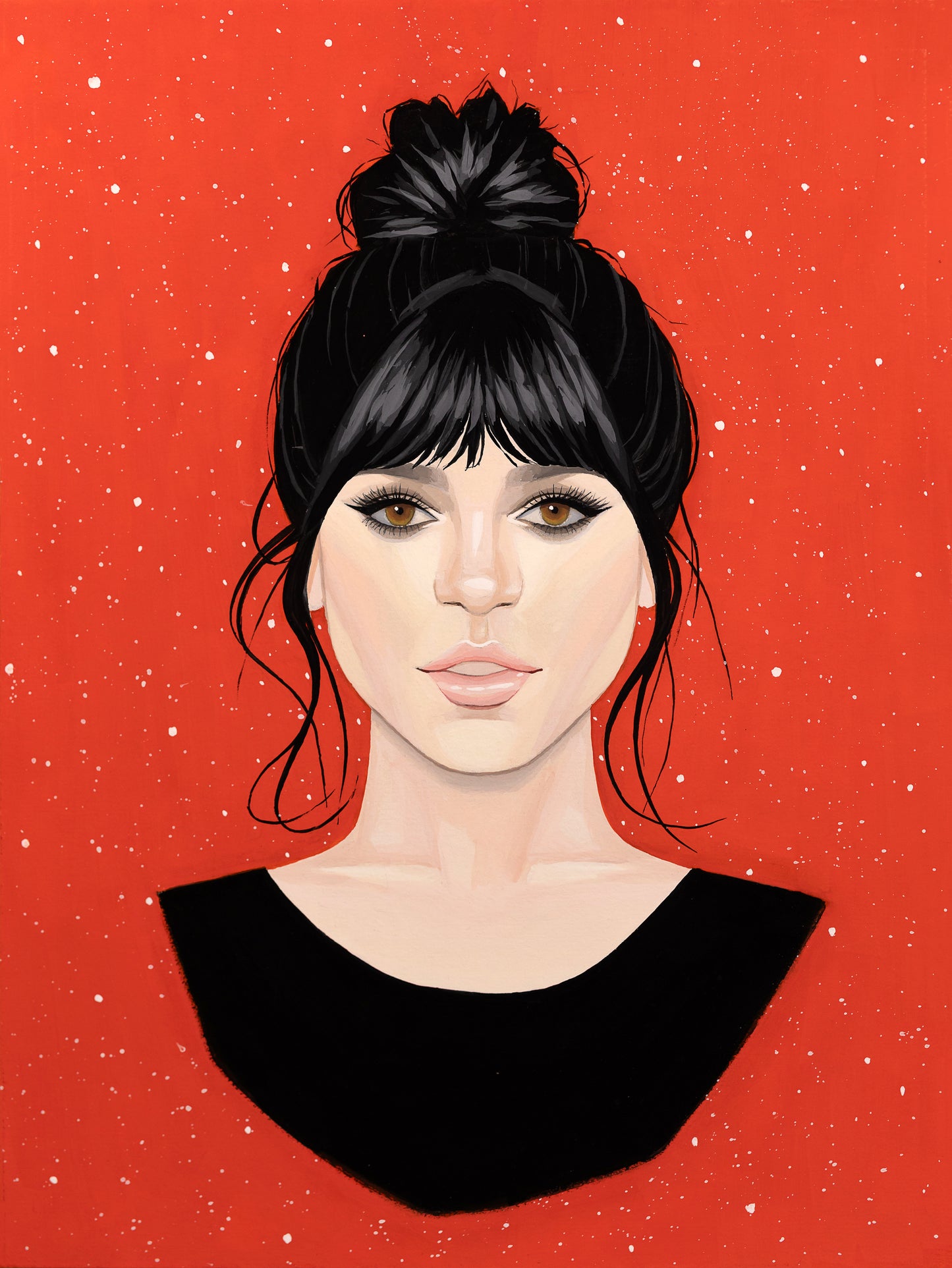 Stella Kobrick Portrait Art.