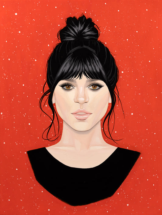 Stella Kobrick Portrait Art.